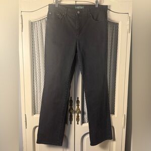 Classic Vintage Ralph Lauren Black Straight Leg Denim Jeans